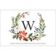 White Holiday Floral Flat Gift Enclosures Image 3 of 3